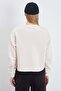 3 Thread Signature Embroidered Oversize Sweatshirt with Stopper - 8