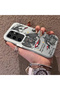 Samsung Galaxy S24 Ultra Compatible Hard Acrylic Back Silicone Edge Lens Protection Case Dragon - 3