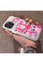iPhone 16 Pro Compatible Pinkie Pie Multiple Face Expression Printed Hard Acrylic Back Soft Silicone Frame Case - 3