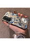 Samsung Galaxy A35 Compatible Hard Acrylic Back Silicone Edge Lens Protection Case - 3