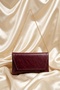 Women's Hand and Shoulder Bag with Chain Strap – Stylish Portfolio Clutch - 2
