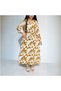 Women's Floral Round neck Long sleeve Maxi Dress