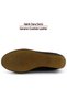 Blake Brown Genuine Calfskin Stretch Buckle Wedge Heeled Casual Shoes - 6