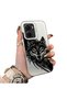 Vivo Y02S Compatible Hard Acrylic Back Silicone Edge Lens Protection Case Wolf