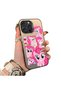iPhone 16 Pro Compatible Pinkie Pie Multiple Face Expression Printed Hard Acrylic Back Soft Silicone Frame Case