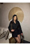 Black double crop jacket - 2