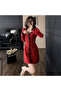 Women's Red Mini Dress
