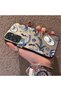 Samsung Galaxy M34 Compatible Hard Acrylic Back Silicone Edge Lens Protection Case - 3