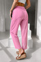 Pink Lace-Up Trousers - 50371 - 3