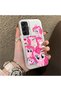 Samsung Galaxy A25 Compatible Pinkie Pie Multiple Face Expression Printed Hard Acrylic Back Soft Silicone Frame Case - 2
