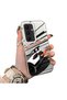 Samsung Galaxy S25 Fe Compatible Stylish Racing Car Pattern Acrylic Back Panel Silicone Edge Shock Absorbing Case