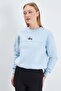 3 Thread Signature Embroidered Oversize Sweatshirt with Stopper - 7
