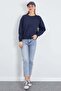 3 Yarn Basic Crew Neck Oversize Sweatshirt - 6