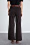 Arched Herringbone Palazzo Pants - 7