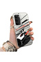 Realme C75 4g Compatible Stylish Racing Car Pattern Acrylic Back Panel Silicone Edge Shock Absorbing Case