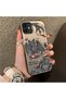 iPhone 12 Mini Compatible Hard Acrylic Back Silicone Edge Lens Protection Case Dragon - 2