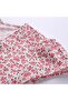 Women's Red Floral A-line Dress - 3