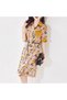 Women's Yellow Floral Dress - 2