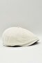 Corduroy English Beanie Hat - Ecru