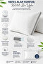 Air-Conditioned Silicone Pillow with Mesh Air Channels - Microfiber Quilted Fabric Washable Plump Pillow 1000 Gr 70X50 cm
