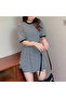 Women's Striped A-line Dress - 7