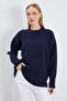 Basic Crew Neck Knitwear Sweater - 3