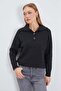 Half Button Polo Neck Knitwear Sweater - 5