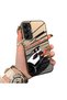 Samsung Galaxy A05S Compatible Stylish Racing Car Pattern Acrylic Back Panel Silicone Edge Shock Absorbing Case