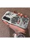 Samsung Galaxy S22 Compatible Hard Acrylic Back Silicone Edge Lens Protection Case Dragon - 3