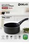 Milk Pan 16CM AMP16GE Aluminium Granite Non-Stick PFOA Free Glass Lid Bakelite Handle Cooktop