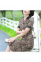 Women's Leopard Midi Dress - 5