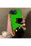 iPhone 16E Compatible Hard Acrylic Back Silicone Edge Lens Protection Case Cat - 2