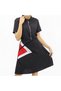 Women's Black Geometric pattern Dress - 3