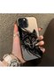 iPhone 14 Pro Compatible Hard Acrylic Back Silicone Edge Lens Protection Case Wolf - 2