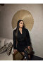 Black double crop jacket - 5