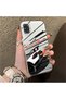 Samsung Galaxy A31 Compatible Stylish Racing Car Pattern Acrylic Back Panel Silicone Edge Shock Absorbing Case - 2