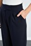 Stoned Waist Velcro Palazzo Trousers - 4