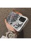 Samsung Galaxy A73 Compatible Hard Acrylic Back Silicone Edge Lens Protection Case Dragon - 4