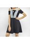 Women's Black Cold shoulder Dress - 7