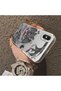 iPhone XS Max Compatible Hard Acrylic Back Silicone Edge Lens Protection Case Dragon - 4