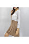 Women's Color block Long sleeve Dress - 4