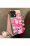 Oppo A6 Pro 4G/5G Compatible Pinkie Pie Multiple Facial Expression Printed Hard Acrylic Back Soft Silicone Frame Case - 2