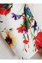 Women's Multicolor Floral Midi Dress - 7