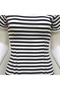 Women's Striped A-line Dress - 5