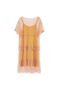 Women's Yellow Polka dot Dress - 7