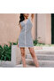 Women's Striped Sleeveless Dress - 7