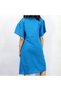 Women's Blue Short sleeve Dress - 8