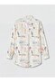 Designed Patterned 100% Cotton Shirt - 3