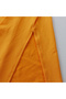 Women's Orange Color block Maxi Dress - 7
