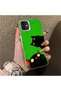 iPhone 12/12 Pro Compatible Hard Acrylic Back Silicone Edge Lens Protection Case Cat - 2